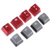 Keycaps For Pirate Ship Mechanical Keyboard Mechanical Keyboard K70Rgb Original Keycap Silver Red