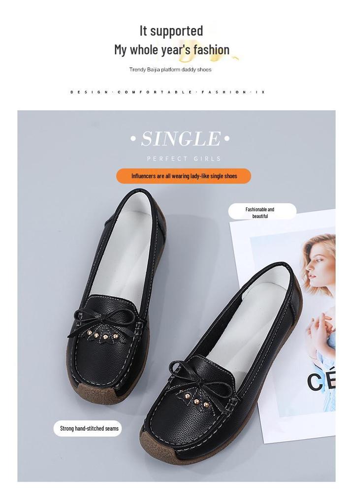 2024 Women's Casual Soft Sole Loafers - Comfortable Plus Size Flats