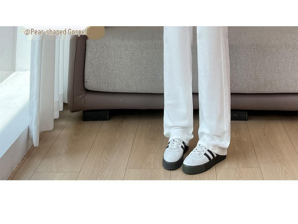 Damskie dżinsy wyszczuplające z wysokim stanem, białe, z prostą nogawką - Jesień 2025