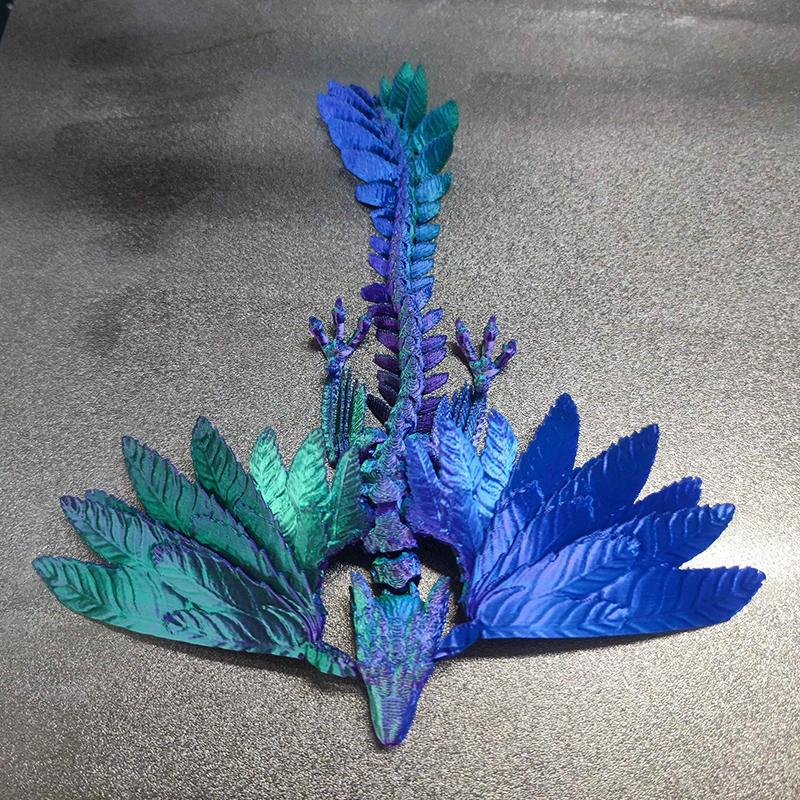 3D Printed Dragon With Wings Animals Toy Dragon Fidget Toys Full Articulated Dragon Dragon Adults Fidget Toys