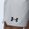 Under Armour Solid Color Lace-Up Logo Casual Shorts Men Shorts Gray 1384809-011