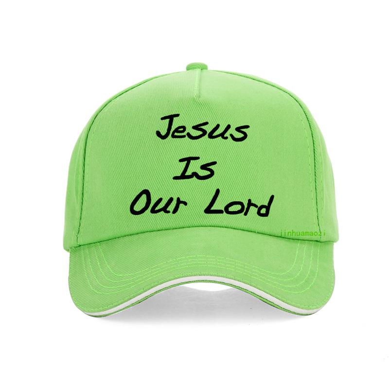 Jesus is our lord Baseball Cap High Quality Solid Snapback Cap For Unisex Women Hip Hop Cap Dad Hat Bone