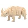 Maquette en bois Rhinocéros