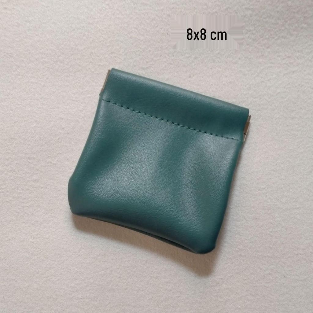 Compact PU Multipurpose Pouch: Lipstick, Coins, Jewelry, Earphones Storage.