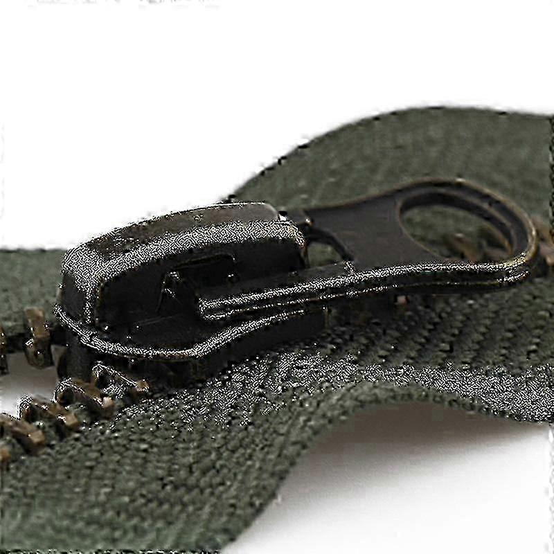 Metal Two-Way Double Slider Long Zip Open Ended Zipper - 1PC for DIY Garment Sewing Projects