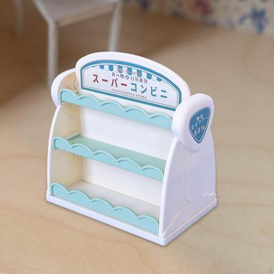 1:12 Dollhouse Display Shelf Doll House Accessories Miniature DIY Educational Snack Showing Rack