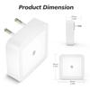 1/4/8pcs LED Night Light,Plug in Night Lamp,Dimmable Indoor Lighting,Decorative Wall Light for Corridor,Cabinet,Toilet,Kids Room
