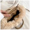 Plush Bag Autumn and Winter Versatile Handbag New Pleated Cloud Bag Premium Messenger Bag Women's Bag