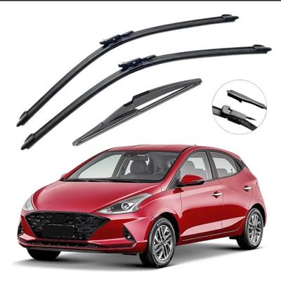 Pour Hyundai HB20 2020-2025 26 + 14 + 11 Essuie-glaces avant et arrière Essuie-glaces