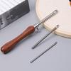 Embroidery Punching Needle Set, Wood Hand Embroidery Pen Beginner Punching Needle Embroidery Set for Stitching Craft