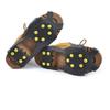 NonSlip Winter Ice Grippers with 10 Teeth Ice Snow Grip Snow Ice Claw Winter Shoe Boot Cleats Ice Grippers Enduring