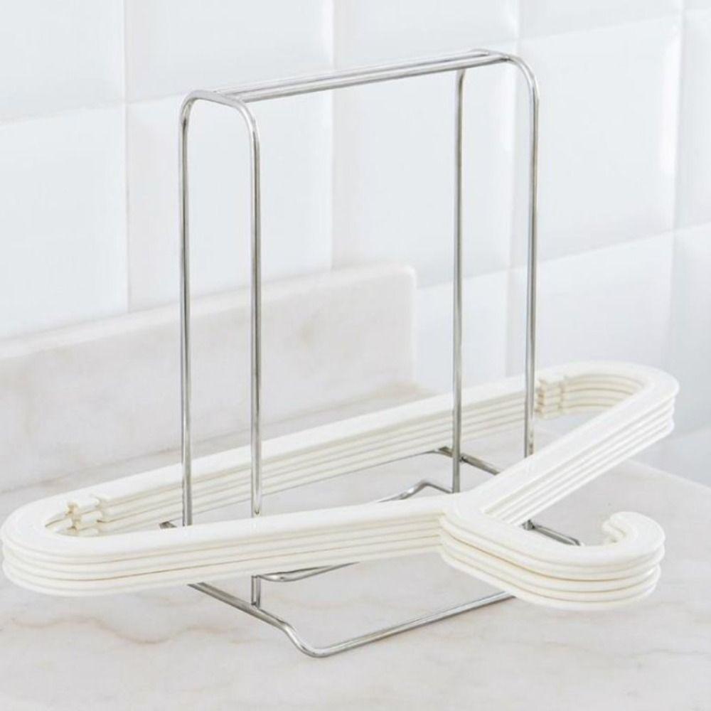 Stainless Steel Hanger Stacker Rack Large Capacity Clothes Hanger Holder For Home Laundry Closet