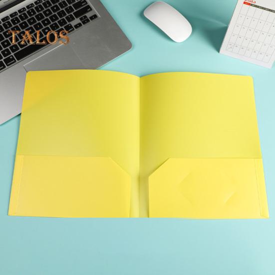 6 Adet Cepli Dosya Klasörü Farklı Renk Su Geçirmez Yırtılmaya Dayanıklı Plastik Belge Düzenleyici Kartvizit Yuvası ile