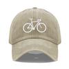 Soft Cotton Baseball Cap for Women Men Adjustable Fashion Bicycle Embroidered Dad Hat Unisex Classic Golf Caps