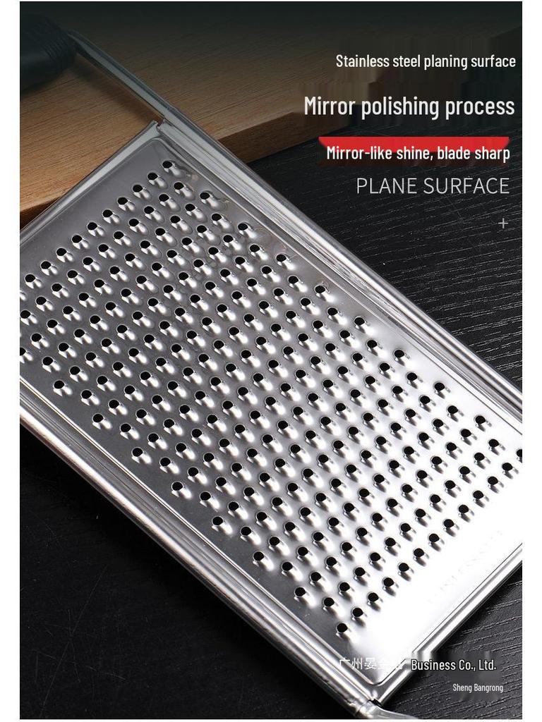 Stainless Steel Grater for Ginger, Potato, Fruit Puree, Baby Food, and Household Use