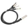 40G QSFP Cable High Speed Good Heat Dissipation High Performance Chips 1M QSFP+ to 4 SFP+ 40G Cable for Extreme for