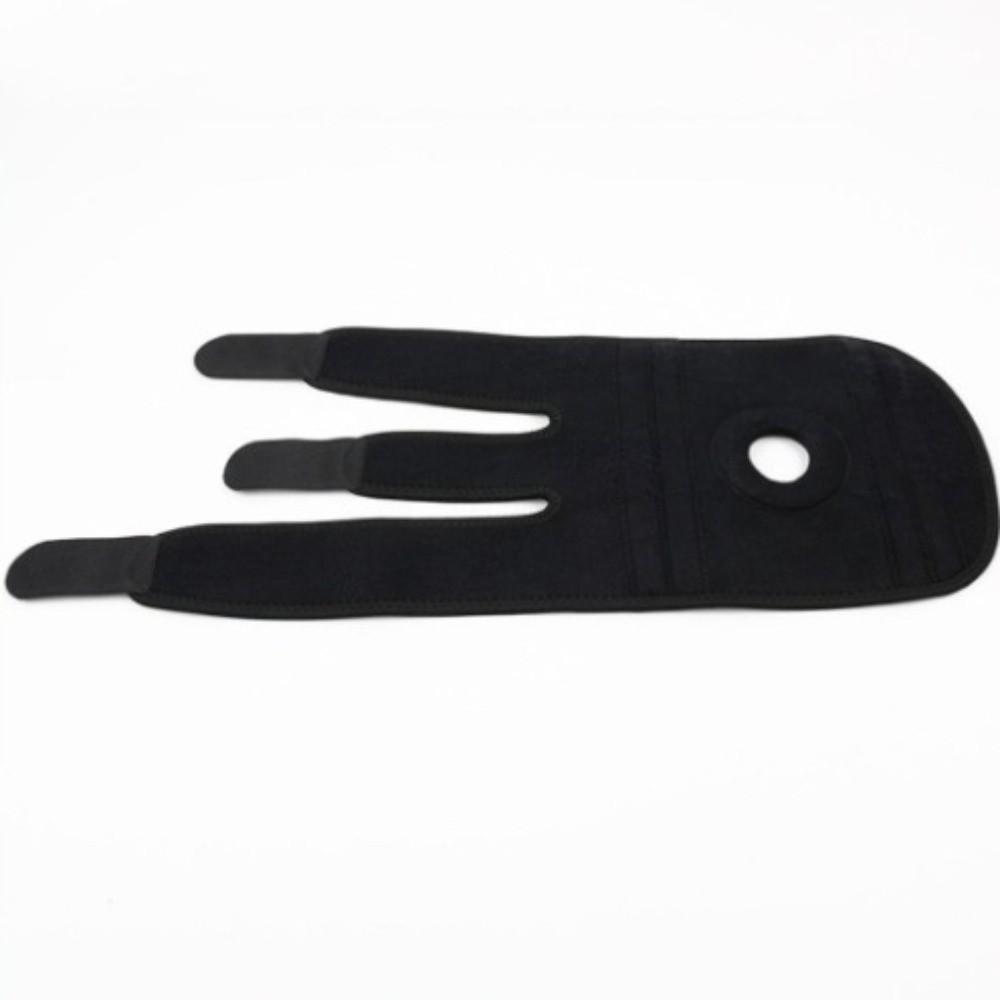 

1 Pair 4 Spring-loaded Sports Kneepad Adjustable Fitness Knee Pads Leg Brace Protector Women чёрный