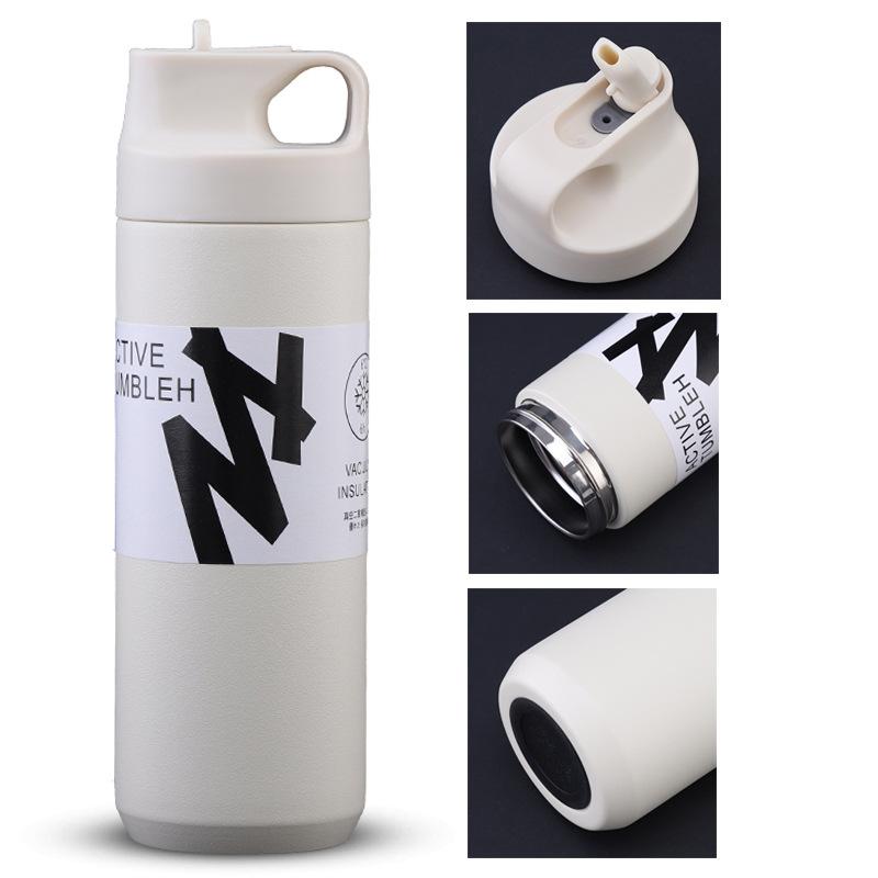 550ML Portable Thermos Bottle Tumbler Vacuum Flasks Stainless Steel Insulated Cup Outdoor Sports Water Bottle Travel Thermal Mug