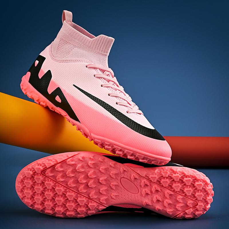 Professional New Men Soccer Shoes Comfortable Boys Sneakers Match Football Boots Ankle Non-Slip TF/FG Sports Shoes Unisex