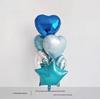 Frozen Princess Elsa Birthday Decor Set with Snowman Balloon and Photo Props
