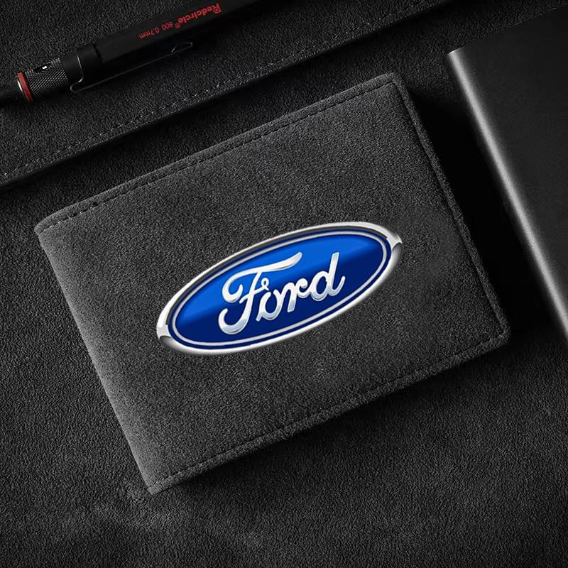 Car Driver License Cover Suede Anti-Fur Car Driving Documents For Ford Fiesta MK7 Mondeo MK4 ST Focus MK1 MK2 MK3 Focus 2 3 4