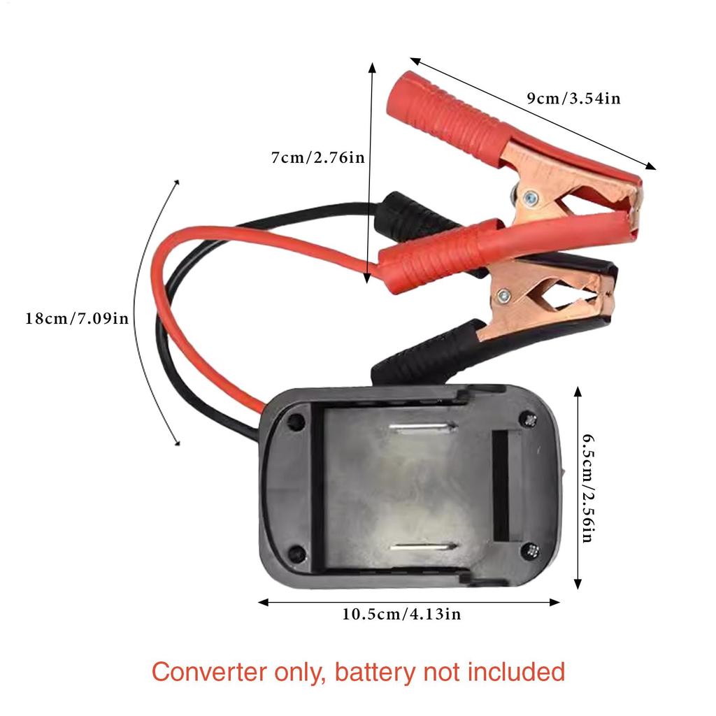 Dla Makita Elektryczny Rozrusznik Litowy Rozrusznik Przenośny Booster Akumulatorowy Podwójny USB Mocny Rozrusznik Samochodowy