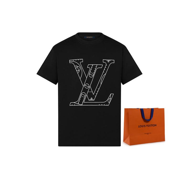 LOUIS VUITTON x NBA T Shirt Unisex Black 1A8X0U