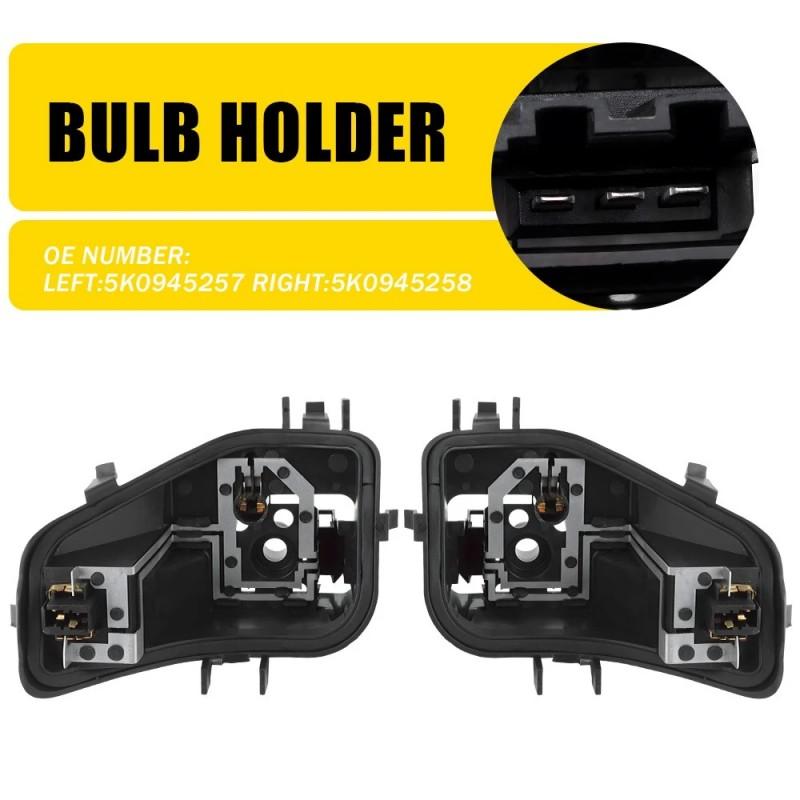 Zewnętrzny Do VW Golf6 MK6 2009-2013 Tylny Światło Hamowania Płytka Drukowana Płytka Drukowana Tylna Lampa Żarówka Podstawa Gniazdo Żarówki Lampy Tylnej Uchwyt