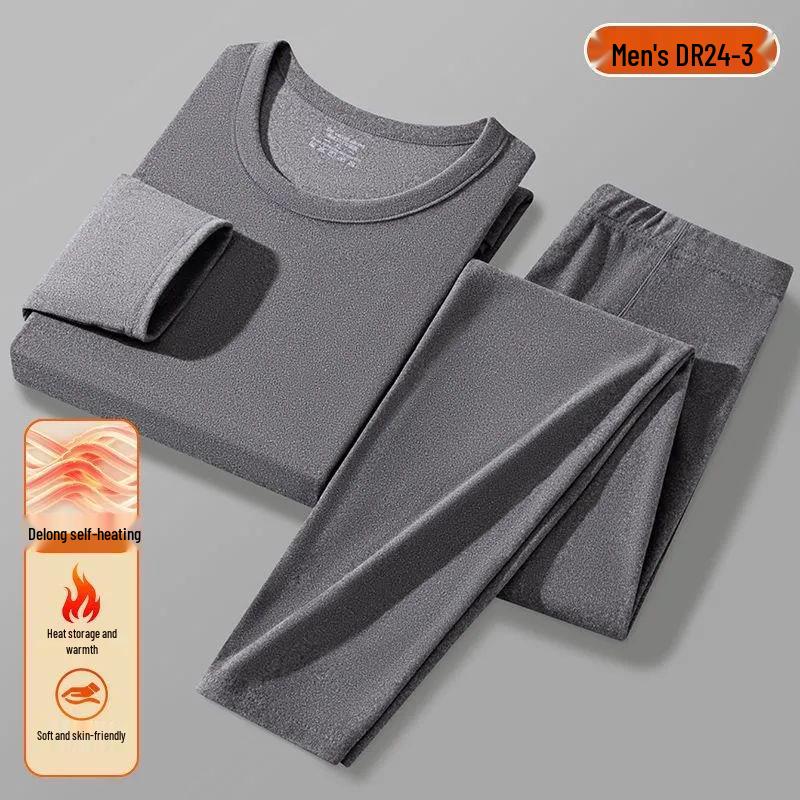 Men's Thermal Underwear Set: Constant Temperature Top and Pants for Cold Weather