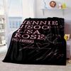 Schwarz und Rosa Mode Decke Flanell Decke für Bett, Sofa, Camping, Wandern, Picknick Zubehör, Geschenk für Familie Fan Geschenke