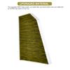 For Tesla Model X Cabin Air Filter, Activated Carbon, 5-Layer Filter, Longer Service Life & Stronger Filtering, Unblocked Air Fl