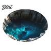 Hand Washable Floor Machine Bedroom Rug Realistic 3D Hole Mat Round Optical Illusion Non-Slip Area