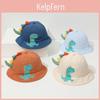 Baby Dinosaur Cartoon 13y Bucket Hat Summer Wide Brim Sun Hat For Boy Girls Cute Animal Letter Kids Fisherman Caps