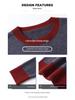 2025 Spring/Autumn Color Block Knit Women's Long Sleeve Sweater Jumper