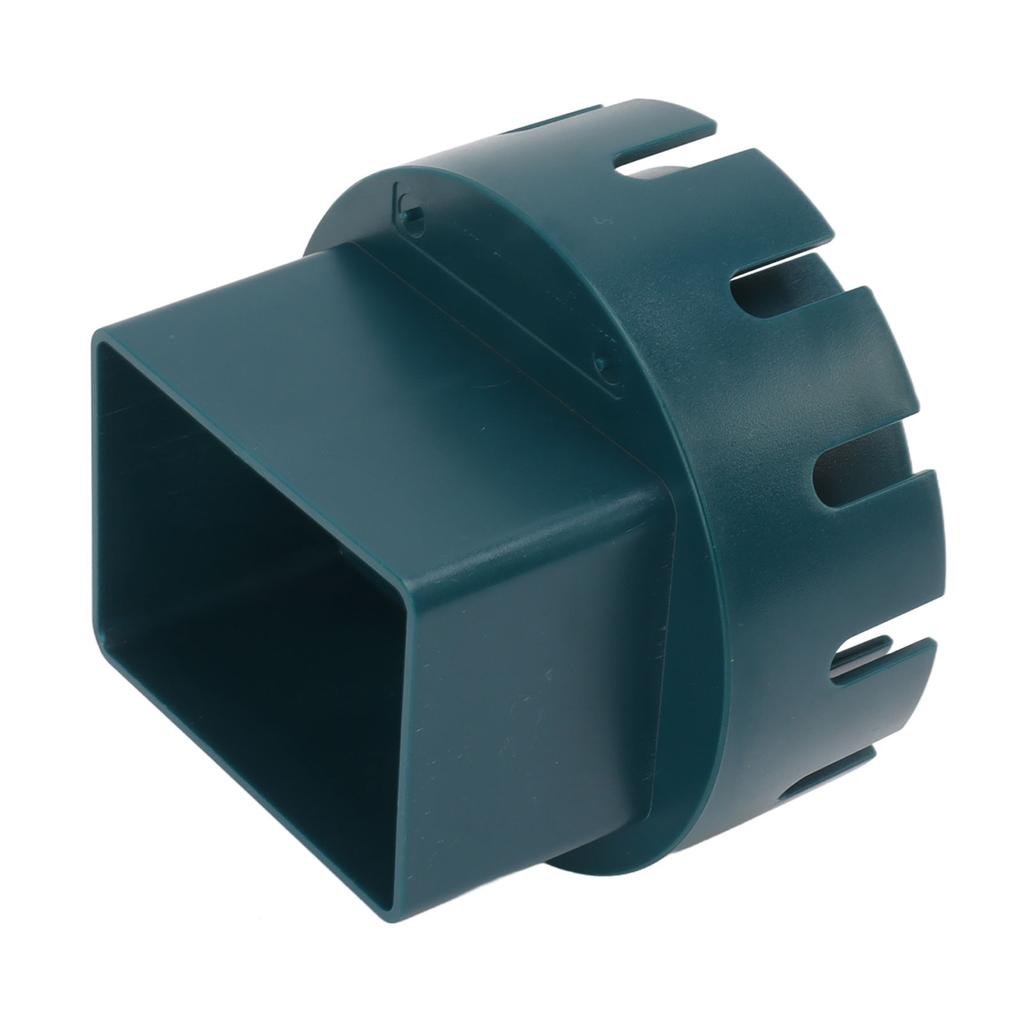 Downspout Adapter Plastic Drain Adapter Replacement Downpipe Converter Connector with Screws