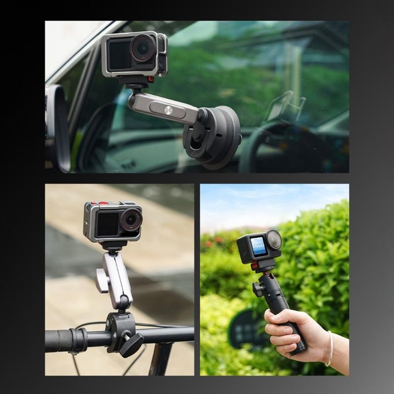 Universal Camera Mounting Bracket Base Shockproof Design Lightweight For Action 3/4/5P Cycling Adventure Photography