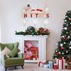 Welcome Christmas Wooden Letter Sign Pendant Santa Christmas Decorations Door Hanging Ornaments Xmas Navidad Noel Gifts New Year