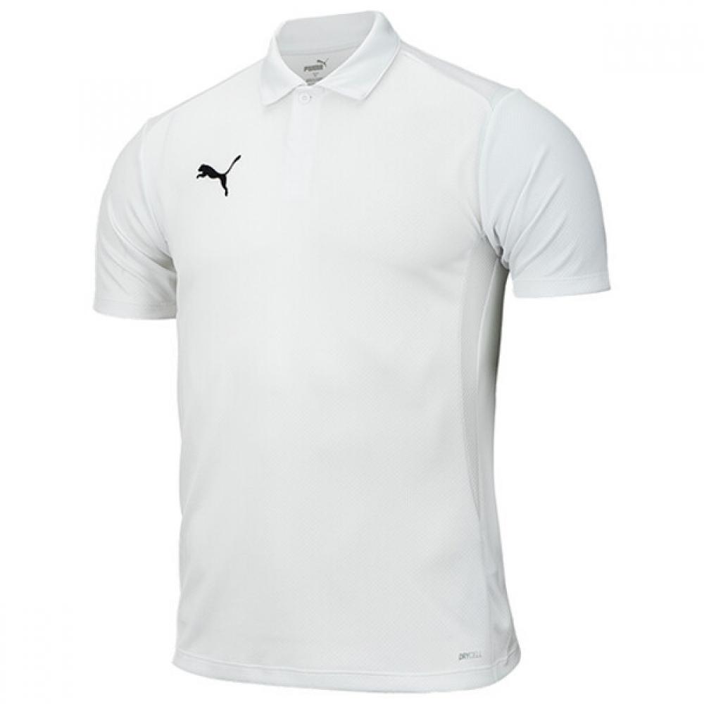 

Puma Футболка-поло с коротким рукавом Team Goal 65946204 white/flat dark grey/S