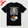 Halloween Skeleton Baby Rib Cage Tshirt Funny Maternity Pregnant Pumpkin TShirt Women Halloween Casual Tee Unique Design Tops