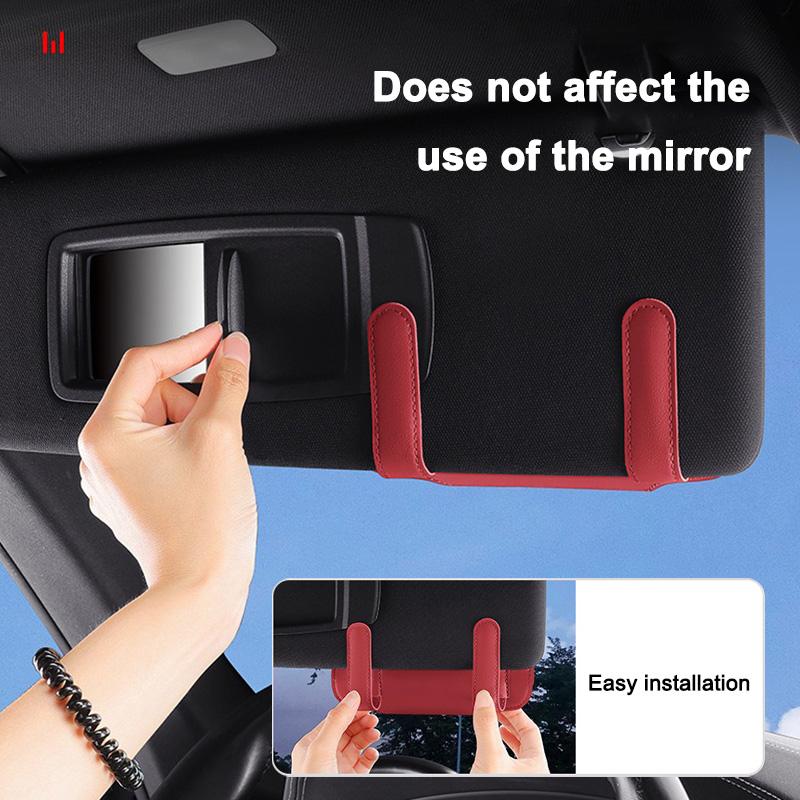Per Tesla Model 3 Model S Model X Model Y Cybertruck SpaceX Auto Parasole Porta Occhiali Scatola Occhiali da Sole Portaoggetti Accessori