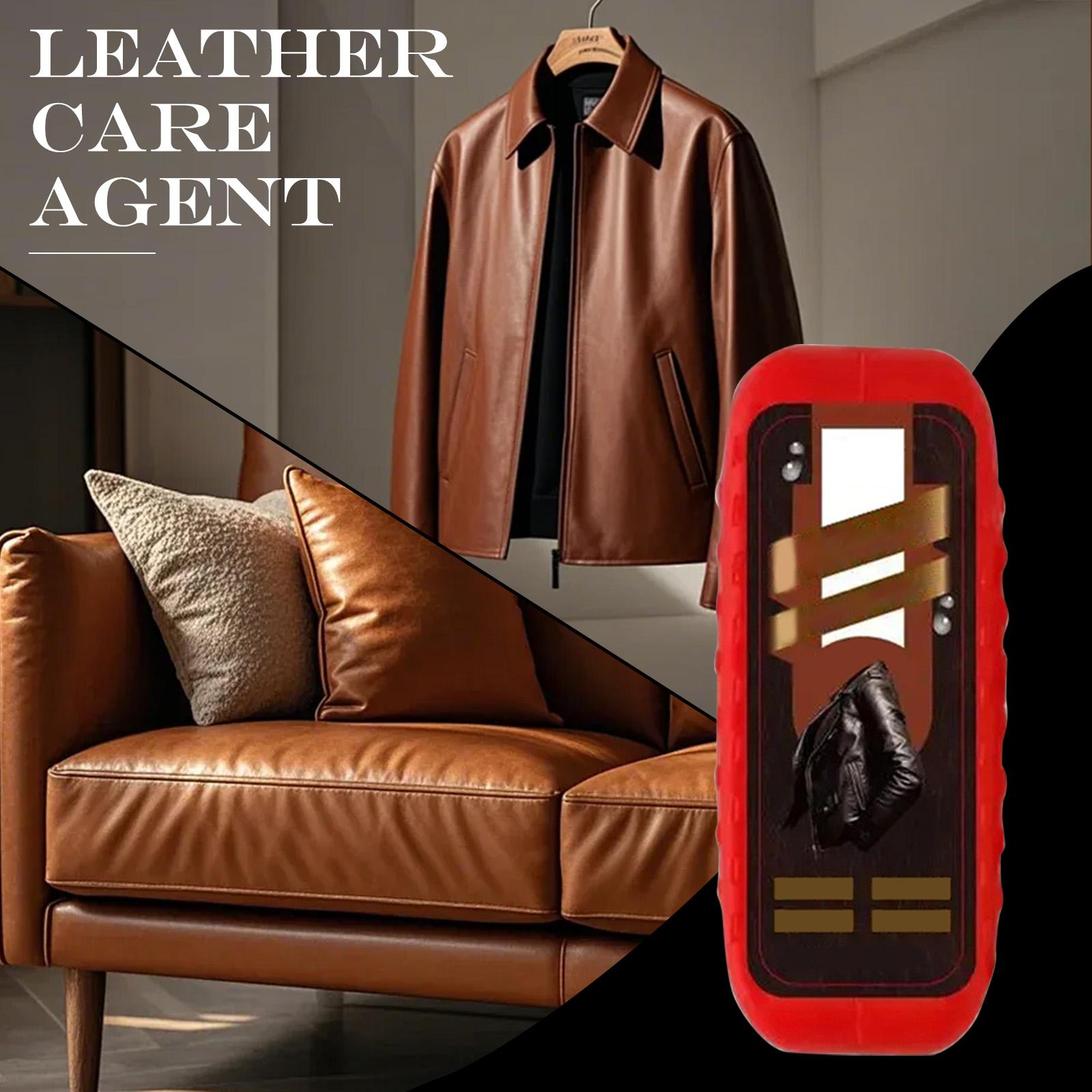 100ml2-in-1 Leather Cleaner And Conditioner, Leather Furniture Cleaner And Conditioner, Car Interior Cleaner Kit, Leather Care Restores Softness One Size