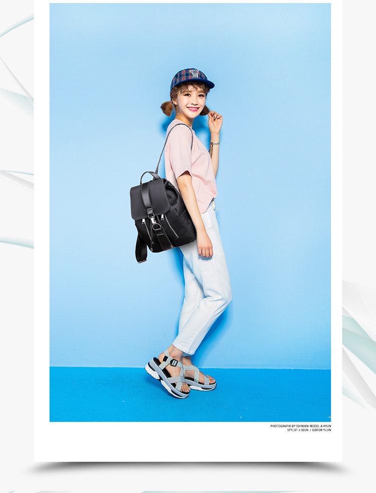 Women's Star Backpack 2020 - Oxford Cloth, Waterproof, Korean Style, Casual, Large Capacity