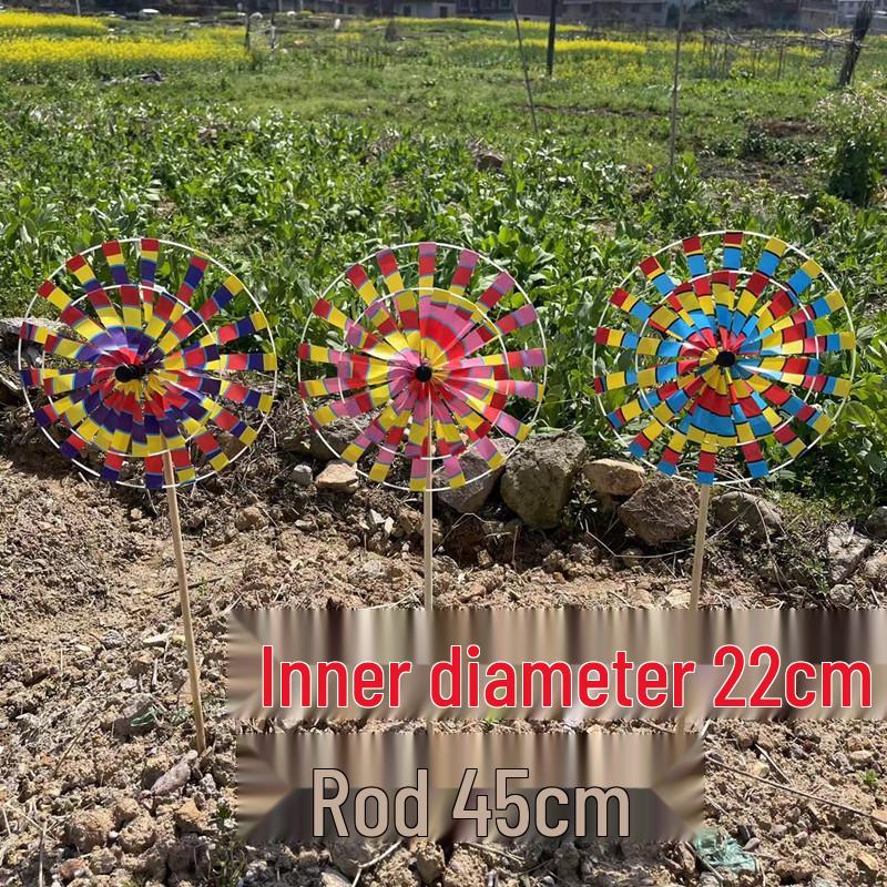 Children's Smiley Face Sunflower Pinwheel with Cartoon Design