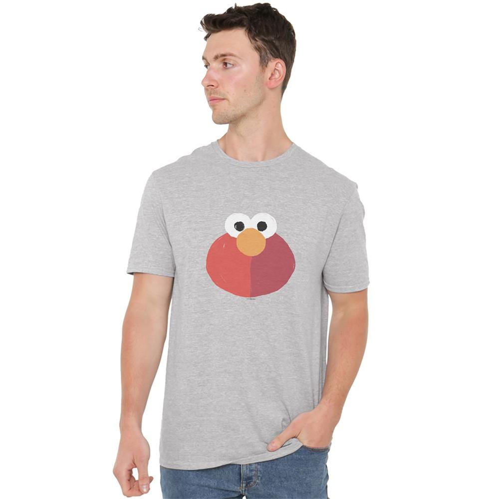 Sesame Street The Elmo Smile T-Shirt 4XL-5XL Athletic Heather S