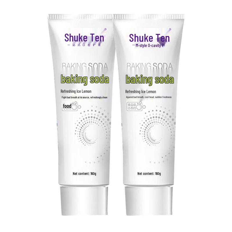 Shuke Baking Soda Toothpaste - Ice Lemon Family Pack