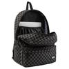 Vans Large Capacity Travel Commuter Polyester Backpack Regular Women backpack Black Checkered VN000GP1DWU