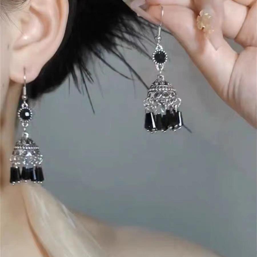 Ethnic Style Earrings, Advanced Sense, Retro Temperament, Bells, Fringed Earrings, Women'S Fashion Versatile Ear Jewelry