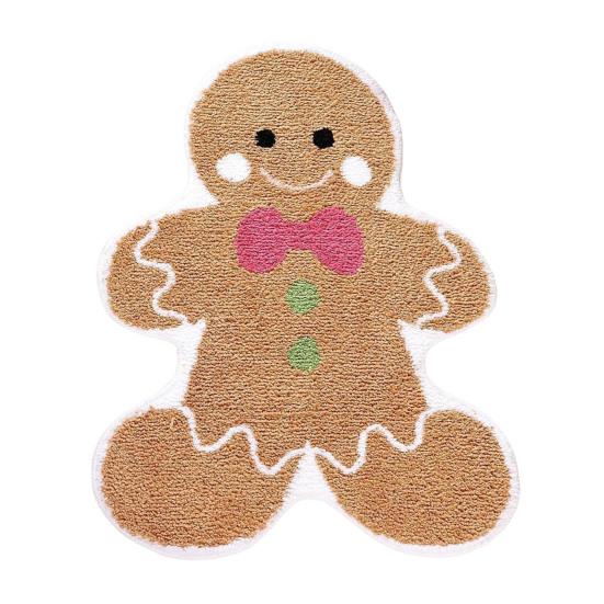 Christmas Floor Mat Xmas Tree Snowman Non-Slip Bathroom Rug Absorbent Washable