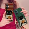 Cute Coffee Cat Matte TPU Mobile Phone Case for OPPO Reno 14 13 12 11 10 9 8 7 6 5 F T Pro 5G Colorful Printing Cover