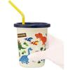 Skater 3 Tumblers with Straw Dinosaur Made in Japan 320ml SIH3ST